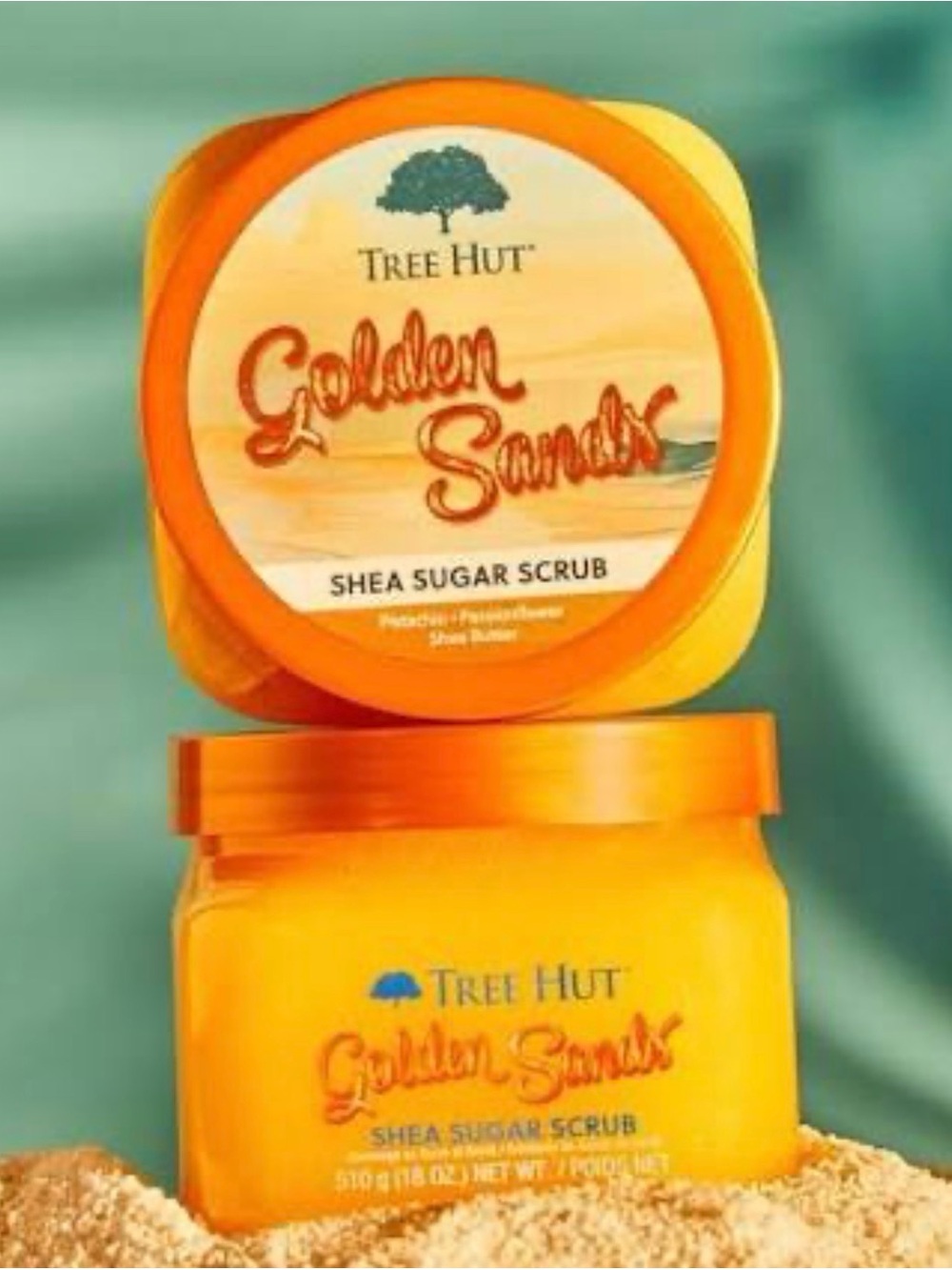 New Tree Hut Golden Sands Shea Sugar Scrub